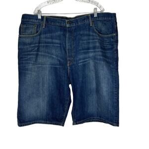 Levi’s 569 Loose Straight Fit Denim Shorts Men’s Size 44 Worn-In Blue Casual